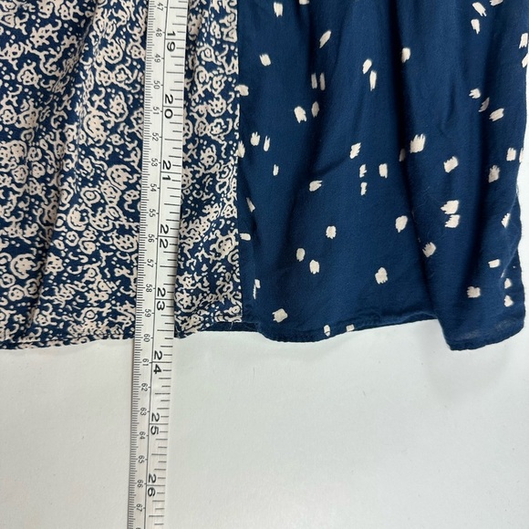 NWOT Anthropologie Maeve Hiver Blue 3/4 Sleeve Boho Peasant Blouse Size 4 - Picture 10 of 13